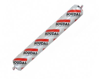 фото Герметик полиуретановый Soudaflex 40FC серый SOUDAL (600 мл)