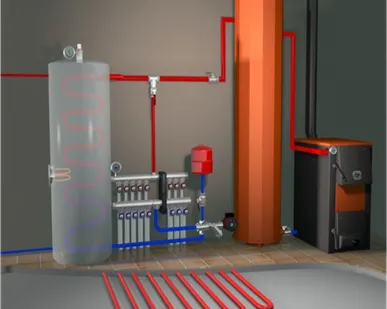 фото Монтаж систем теплоснабжения