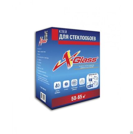 Фото №0 Клей для стеклообоев X-GLASS (500г) (18шт/кор)