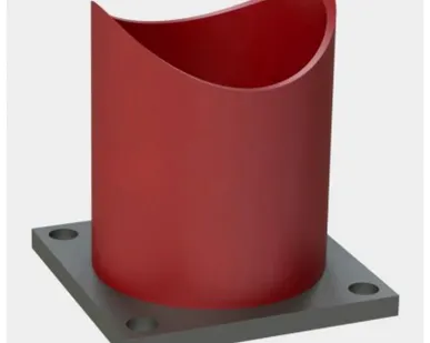 фото Опоры трубчатые. Тип ТР