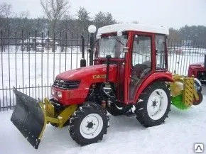 фото Донгфенг (Dongfeng) DF 404 со снегоуборочным отвалом