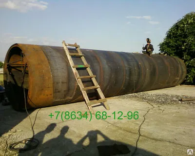 Фото №0 Ёмкость 1000м3 для воды или г.с.м.(намотка металла на катушку)