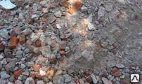 фото Битый кирпич с доставкой камазами