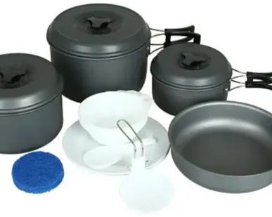 фото Набор посуды Сплав 3 кастрюли, 1 сковородка (4-5 персон)