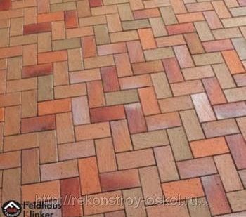 фото Брусчатка тротуарная клинкерная Gala Floral Код FK P465KF