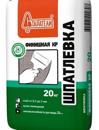 Фото №0 Шпаклевка финишная Старатели КР, 20 кг