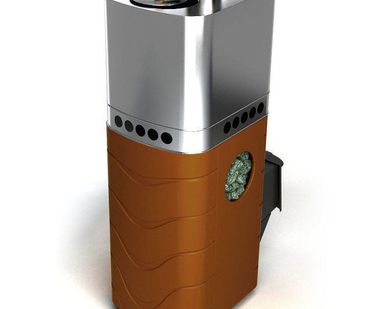 фото Печь банная Бирюса 2013 Carbon терракота