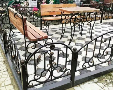 фото Оградки ритуальные,металлические,кованые изготовление с установкой.