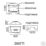 фото Емкость со сферическим днищем 390ГП