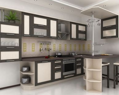 фото Барная стойка кухонная с выдвижным ящиком