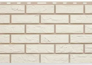 фото Фасадная панель Кирпич (белый)