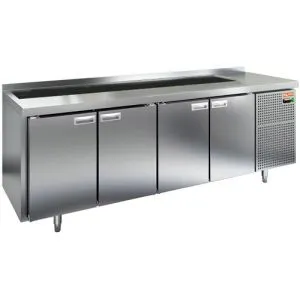 фото Стол холодильный саладетта HICOLD SL1-1111GN (1/3) БЕЗ КРЫШКИ