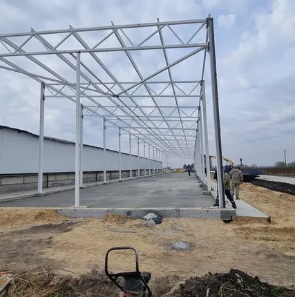 Фото №0 Изготовление и монтаж зданий из металлоконструкций