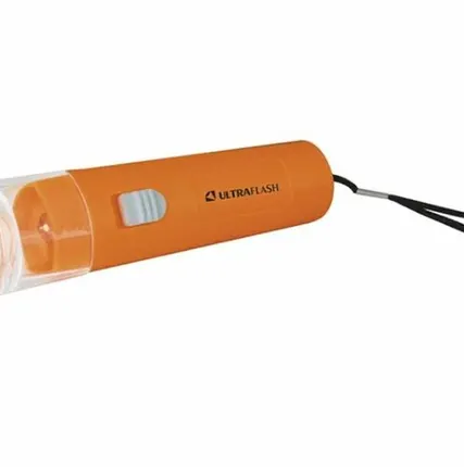 Фото №0 Фонарь Ultraflash 917-TH оранж., 1LED, 1 реж, 3*AG10 в компл., пласт.