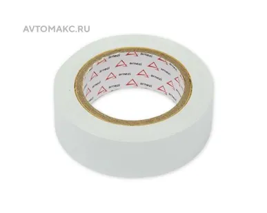 фото ARNEZI Лента изоляционная Белая ПВХ 19 мм x10 м толщина 130 мик