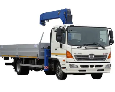 фото Манипулятор Hino 300 (борт 5 т, стрела 3.3 т)