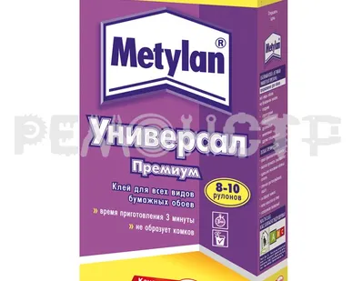 фото Клей обойный 0,15кг Универсал Премиум (1430092) МЕТИЛАН (24) ВС (ВМ НЗ) П