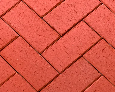 фото Клинкерная брусчатка ЛСР Лондон красный 200*100*50 мм