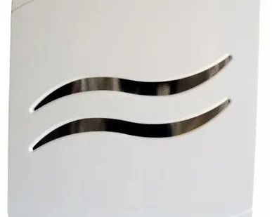 фото Накладной вентилятор MM-P 03 волна белый с обратным клапаном MMotors JSC