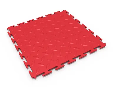 фото Плитка модульная ПВХ для гаража, цеха и других помещений