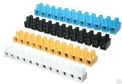 Фото №0 Клеммная колодка 4мм 3а п/э