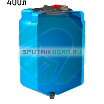 Фото №0 Емкость вертикальная с конусным дном ВЦК-77. Объем емкости: 400 л.