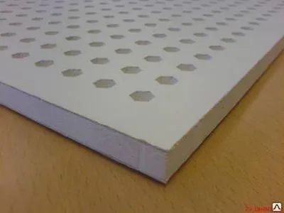 Фото №0 Гипсокартон перф. ЭктивЭйр Кватро 20 А, квадрат.,