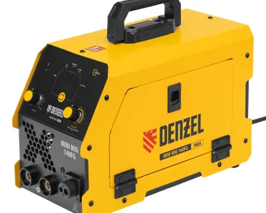 фото Полуавтомат сварочный 94322 Denzel Mini MIG-140FG, 140 А, ПВ 60%
