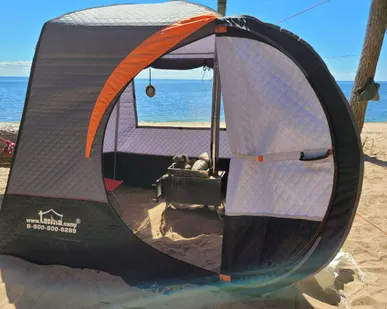 фото Мобильная бaня Teрма-10+ Арктик с 3мя окнами