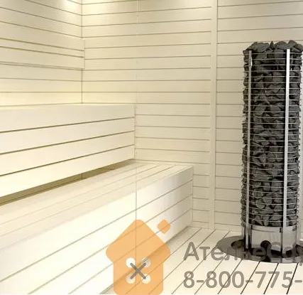 Фото №2 Печь для сауны Sawo Aries ARI3 90NB P (со встроенным пультом)