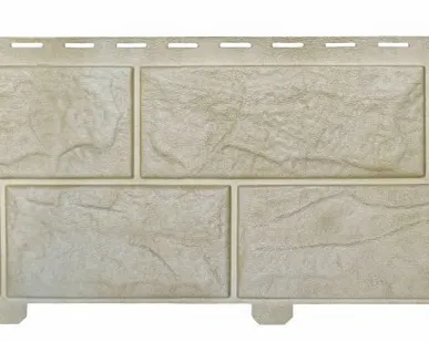 фото Формованный сайдинг Альта-Профиль Камень Вулканический цвет Рутил