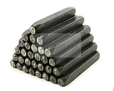 фото Клейма буквенные N 5 тв.спл. КОБ