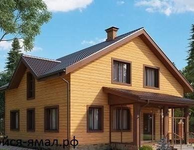 фото Каркасный дом 221.6 м2 двухэтажный