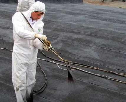 Фото №0 Напыляемая гидроизоляция