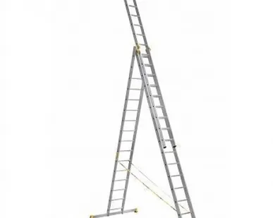 фото Лестница трехсекционная профессиональная Алюмет P3 9316