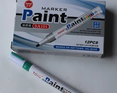 фото Маркер лаковый белый 2,8мм TOYO SA-101 8мл (Япония)