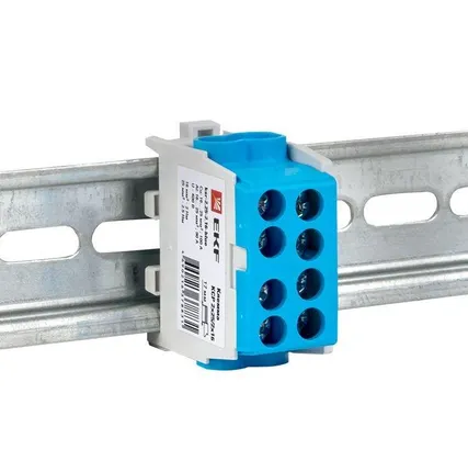 Фото №4 Клемма распределительная КСР с двойным винтом 2х25/2х16 син. PROxima EKF ksr-2.25-2.16-blue