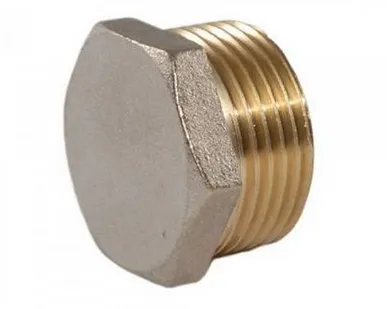 фото Заглушка латунная, наружная резьба 3/4"