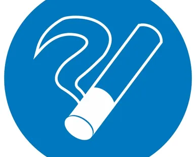 фото Наклейка “Курить здесь” ( M 15 )