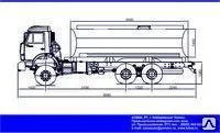 фото Автоцистерна модели 577324 на шасси КАМАЗ-65111