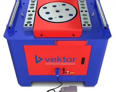фото Станок для гибки арматуры Vektor GW50С с доводчиком