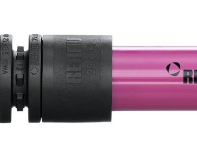 фото Сшитый полиэтин REHAU RAUTITAN pink 16х2,2 мм, бухта 120 м отопительная