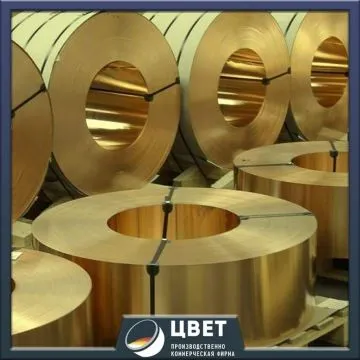 Фото №0 Бронзовая лента 0.4х200 БРАМЦ9-2