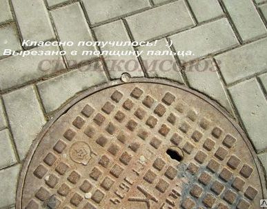 фото Укладка тротуарной плитки
