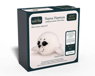 фото "Woolla" WT-0118 "Нерпа Нерпыш" набор для валяния .
