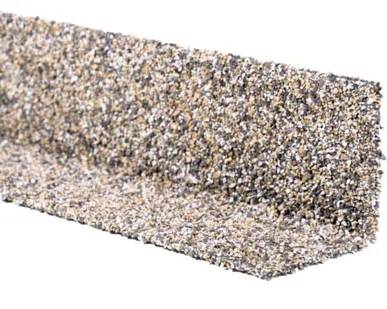 фото Фасадная плитка Hauberk уголок металлический внутренний серо-бежевый 50*50*1250мм