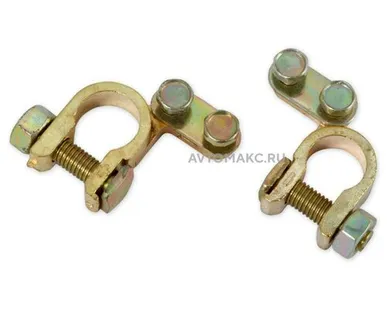 фото ARNEZI Клеммы аккумулятора угловые усиленные с крепежом (2шт.)