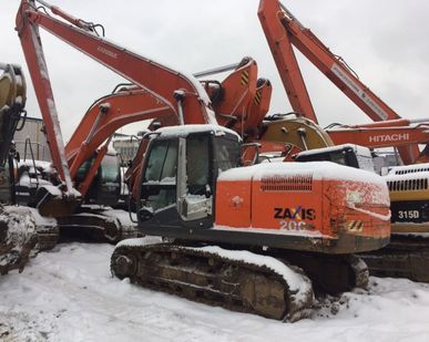 фото Аренда гусеничного экскаватора Hitachi ZX200 Long Reach