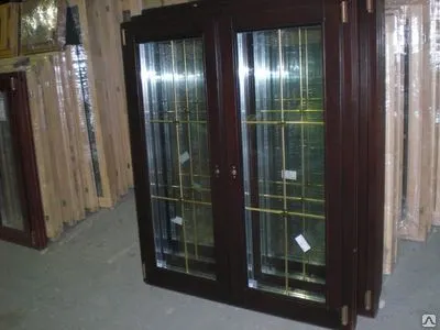 Фото №0 Деревянные евроокна со шпросами