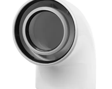 фото Колено для конденсационных котлов Royal Thermo диам. 80/125L MF 90гр